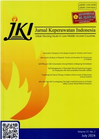 Jurnal Keperawatan Indonesia : Urban Nursing Issues in Low-Middle Income Countries Volume 27 No 2 July 2024